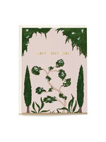 Pen + Pillar Whimsical Tree Garden Birthday Card