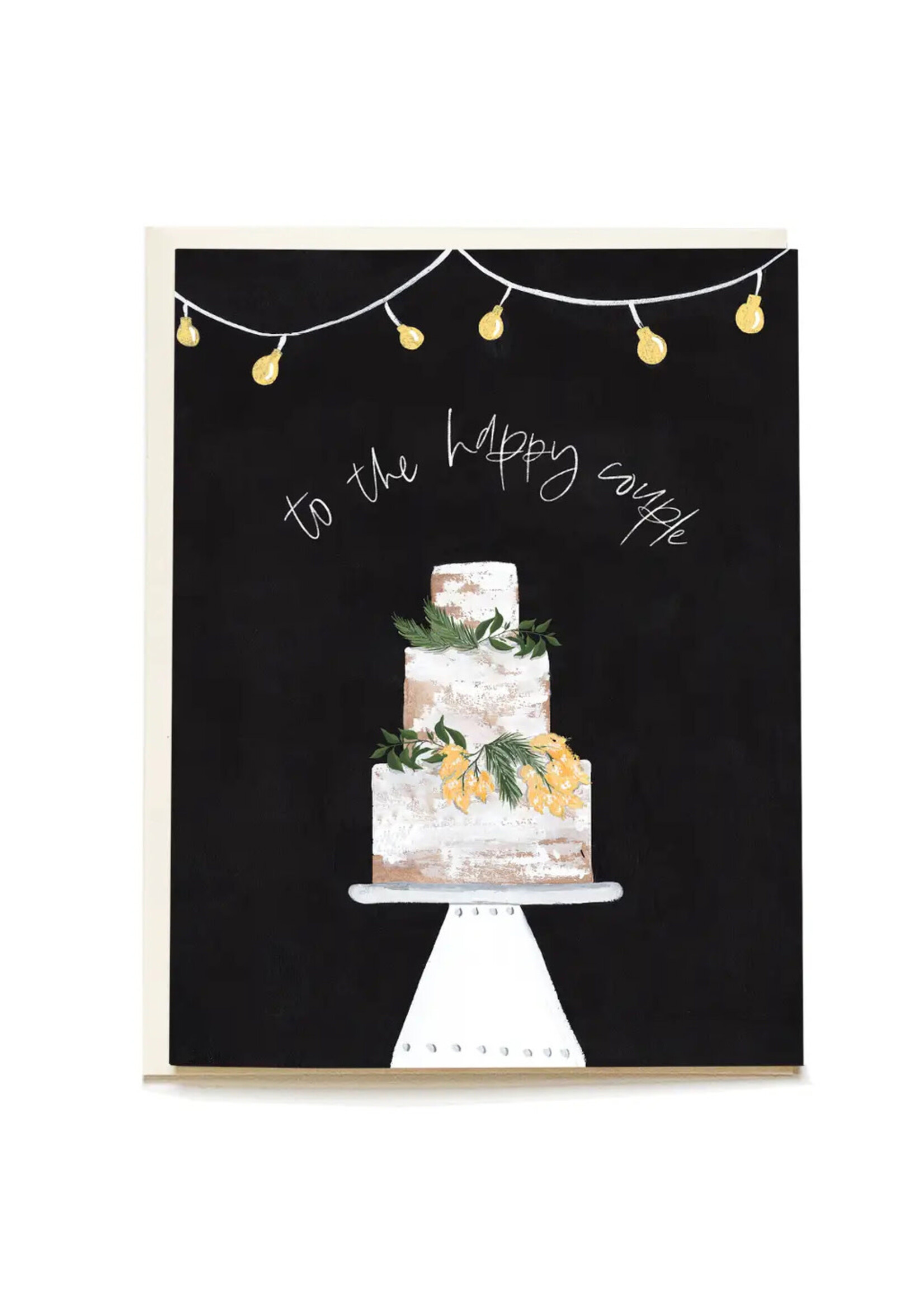 Pen + Pillar FINAL SALE - Decorative Cake Wedding Card