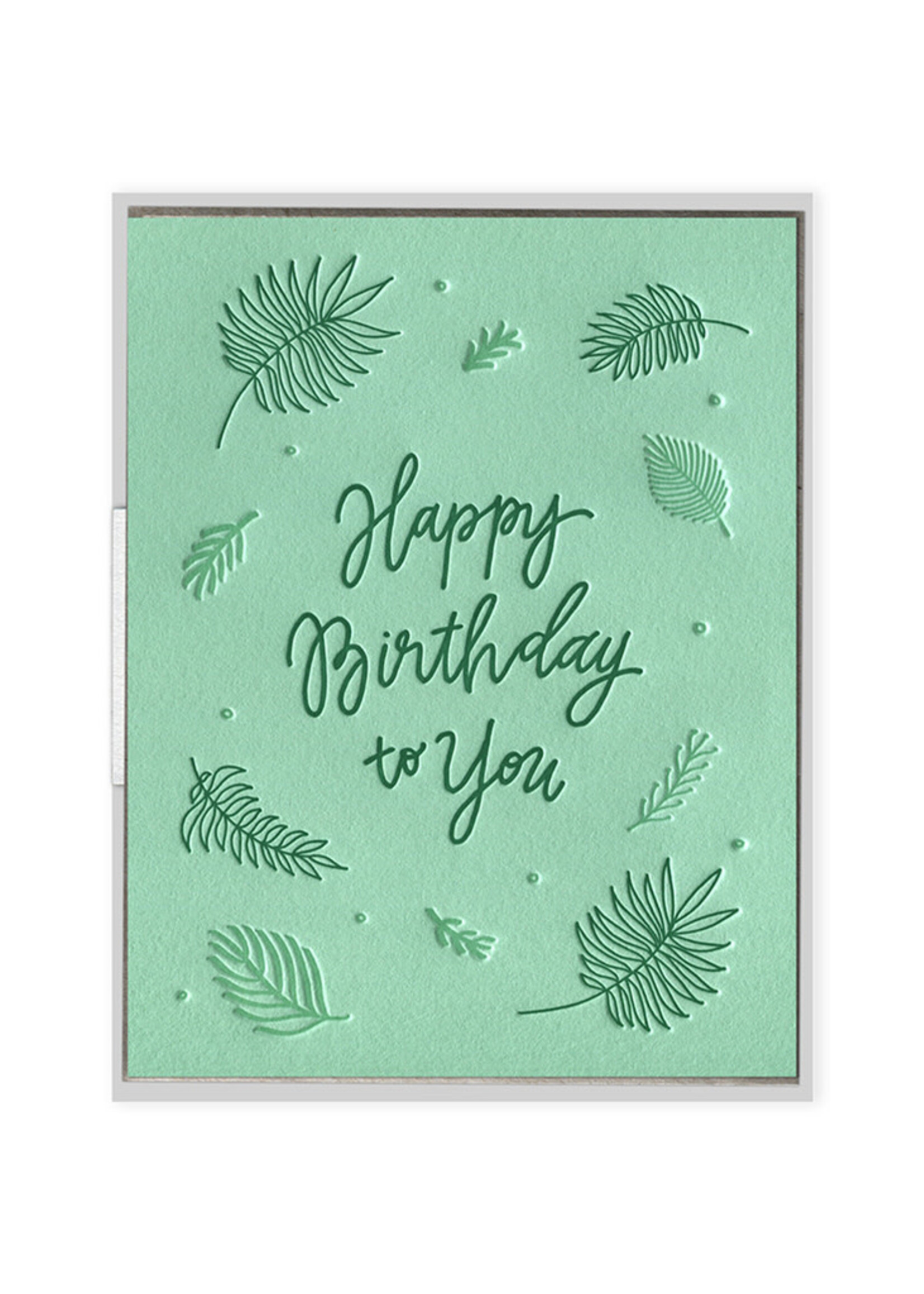 Ink Meets Paper Birthday Ferns Card