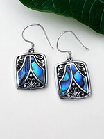 Women's Peace Collection Fair and Square Abalone Earrings