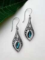 Women's Peace Collection Dewdrop Abalone Earrings