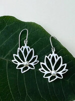 Women's Peace Collection Lotus Pearl Earrings