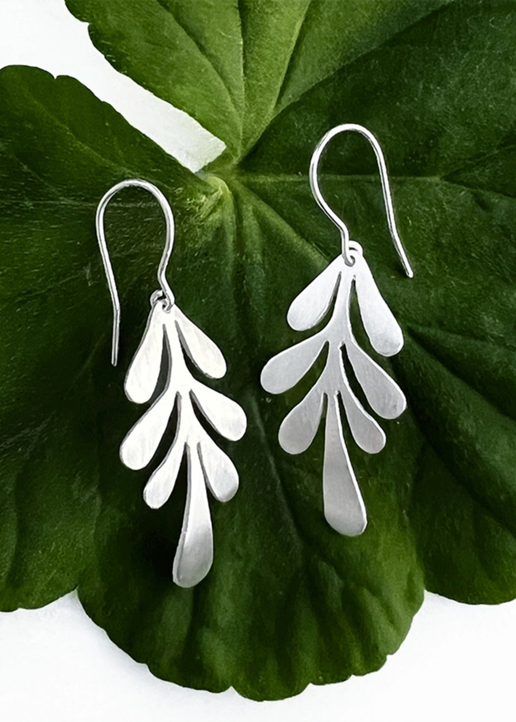 Women's Peace Collection Lovely Leaf Earrings