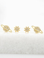 Starfish Project Celestial Orbit Stud Earrings