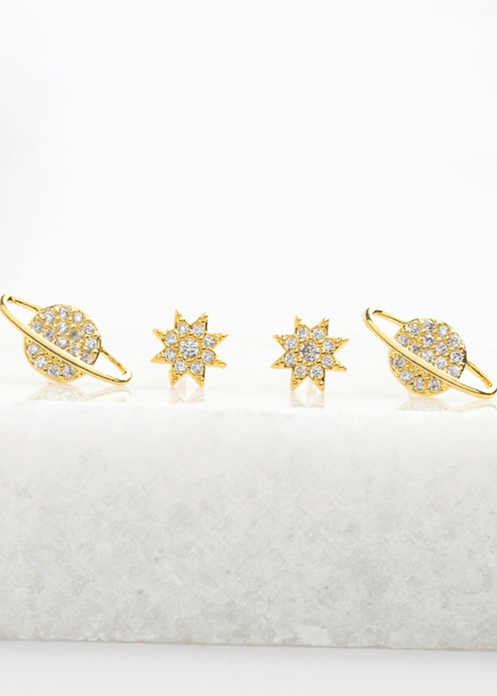 Starfish Project Celestial Orbit Stud Earrings