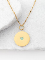 Starfish Project Cherished Necklace - Mint Heart Pendant