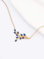 Starfish Project Blue Shared Hope Leaf Necklace