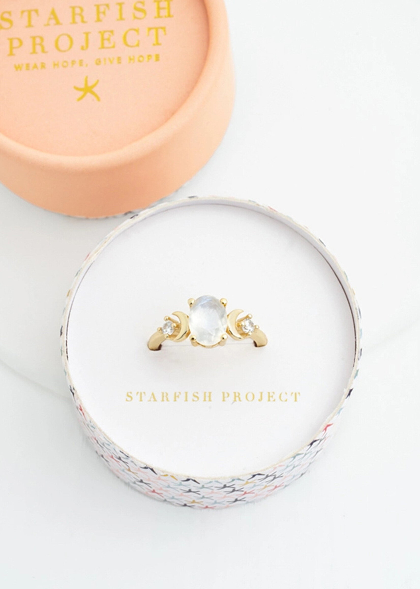Starfish Project Starlight Moonstone Ring