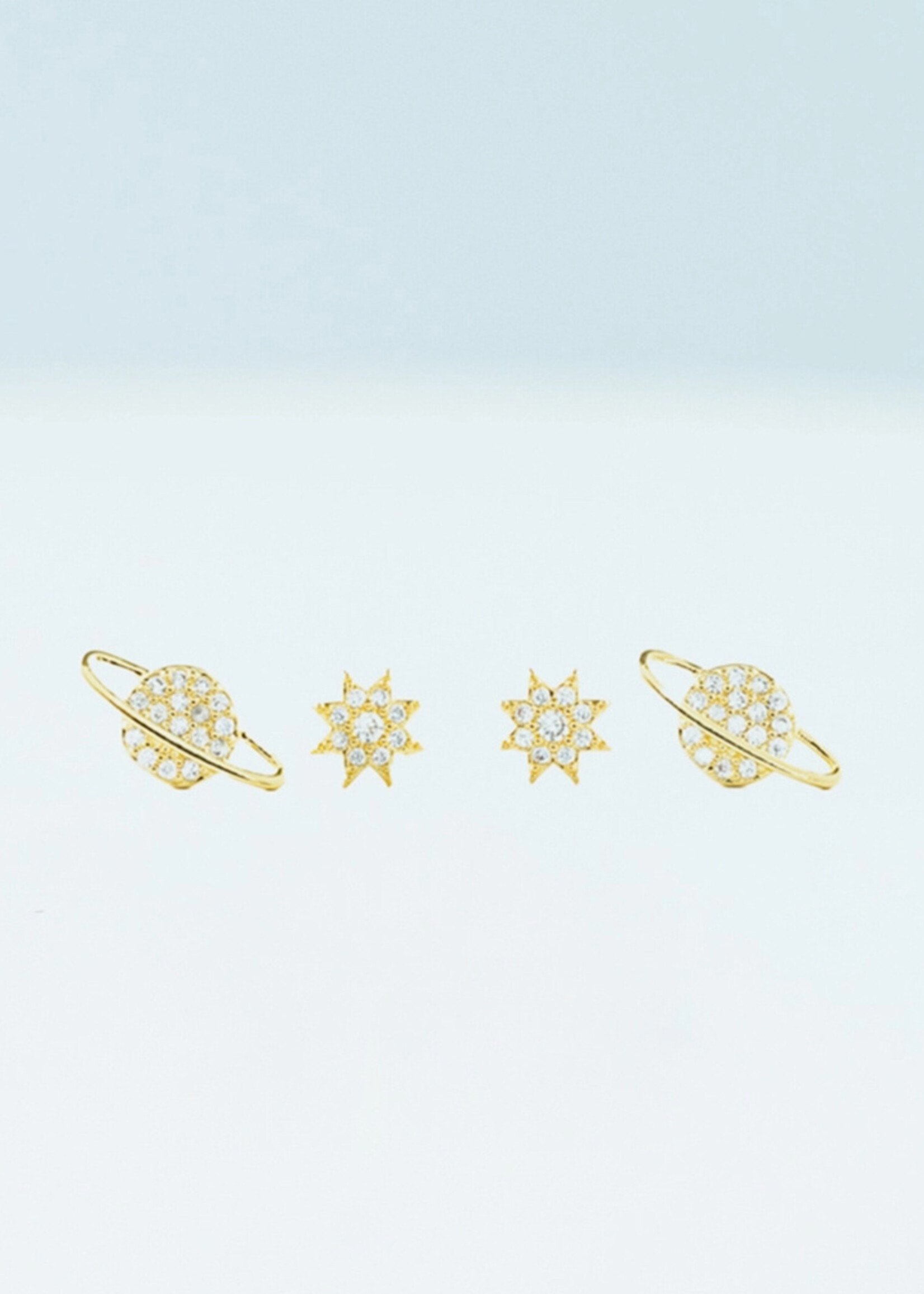 Starfish Project Celestial Orbit Stud Earrings