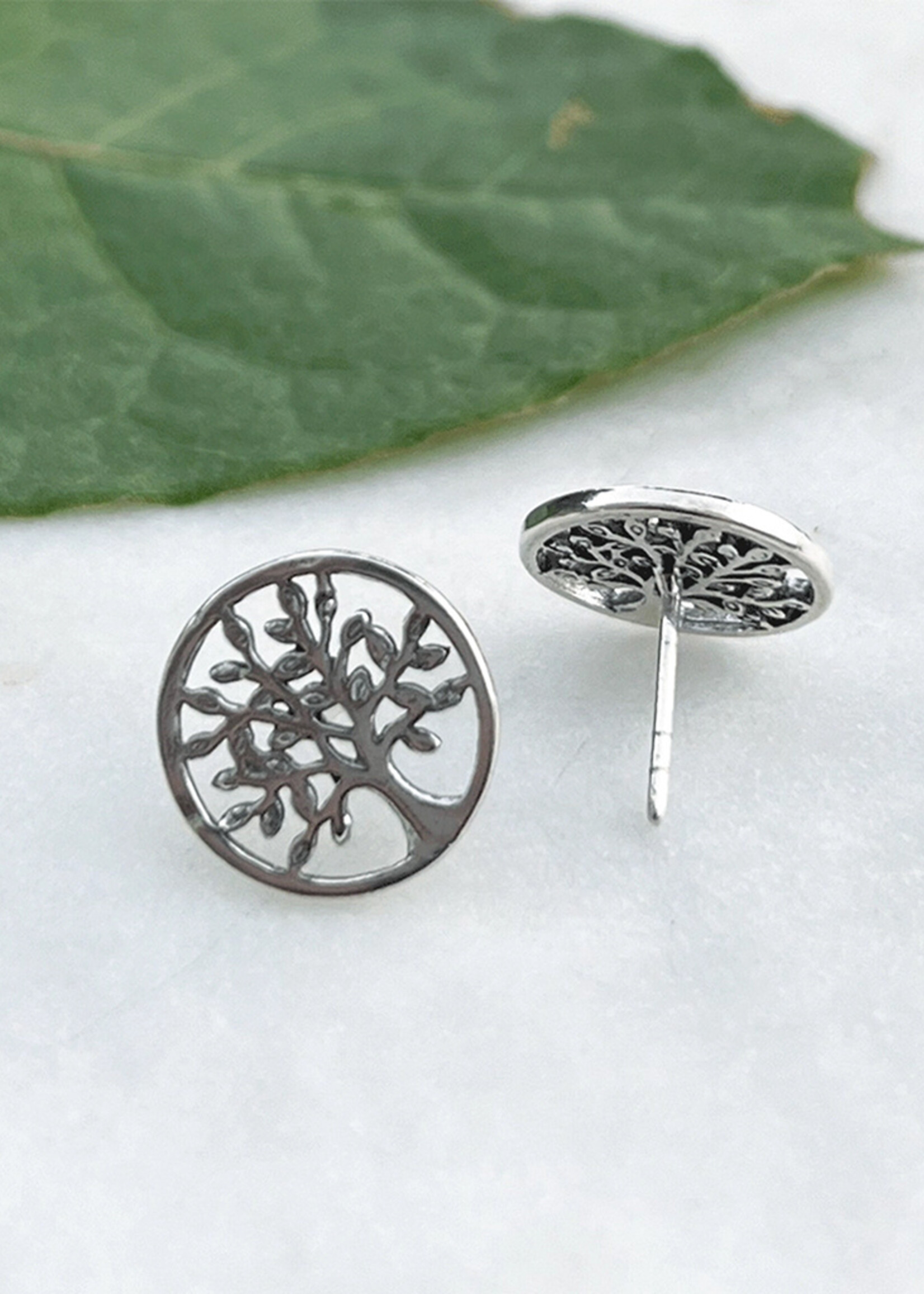 Women's Peace Collection Tree of Life Post Earrings