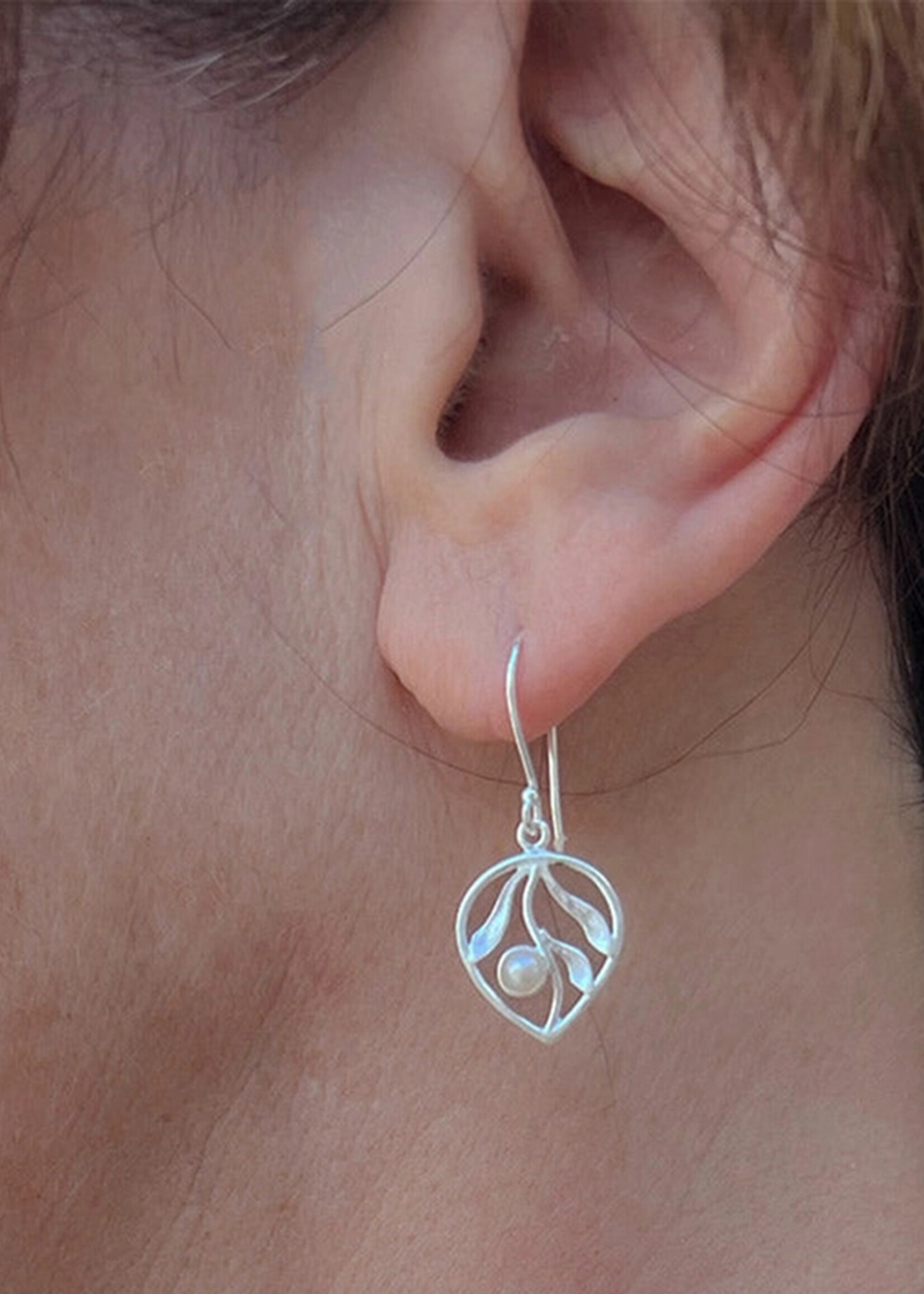 Women's Peace Collection Whispering Leaf Earrings