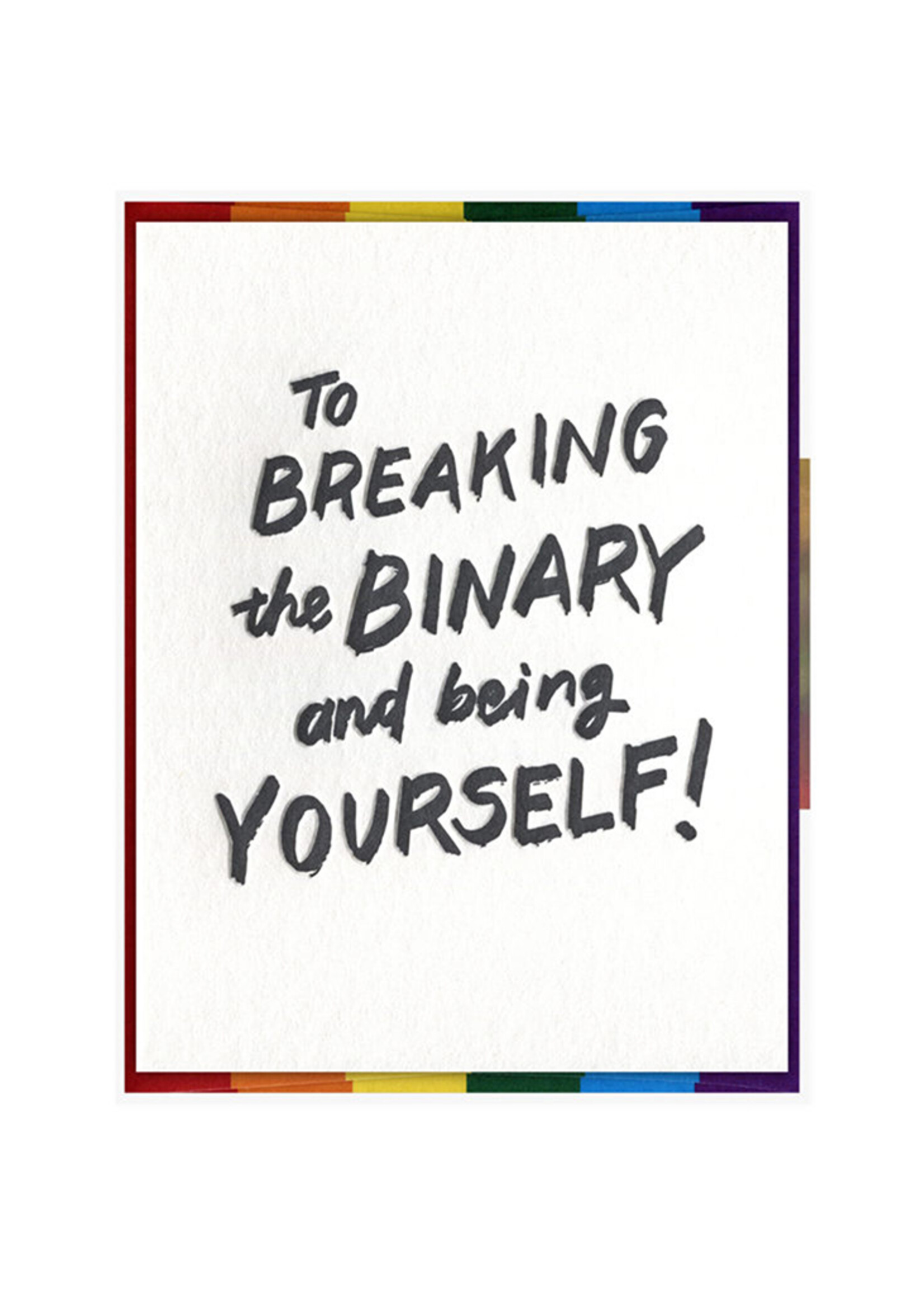 Ink Meets Paper Breaking the Binary Card