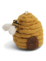 Gry and Sif Felt Bee House Ornament