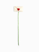 Global Goods Partners Felt Envelope Accent Stem