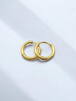 Ethic Goods Tiny Hoop Earrings - 14K gold plated