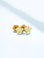 Ethic Goods Tiny Gold Star Stud Earrings