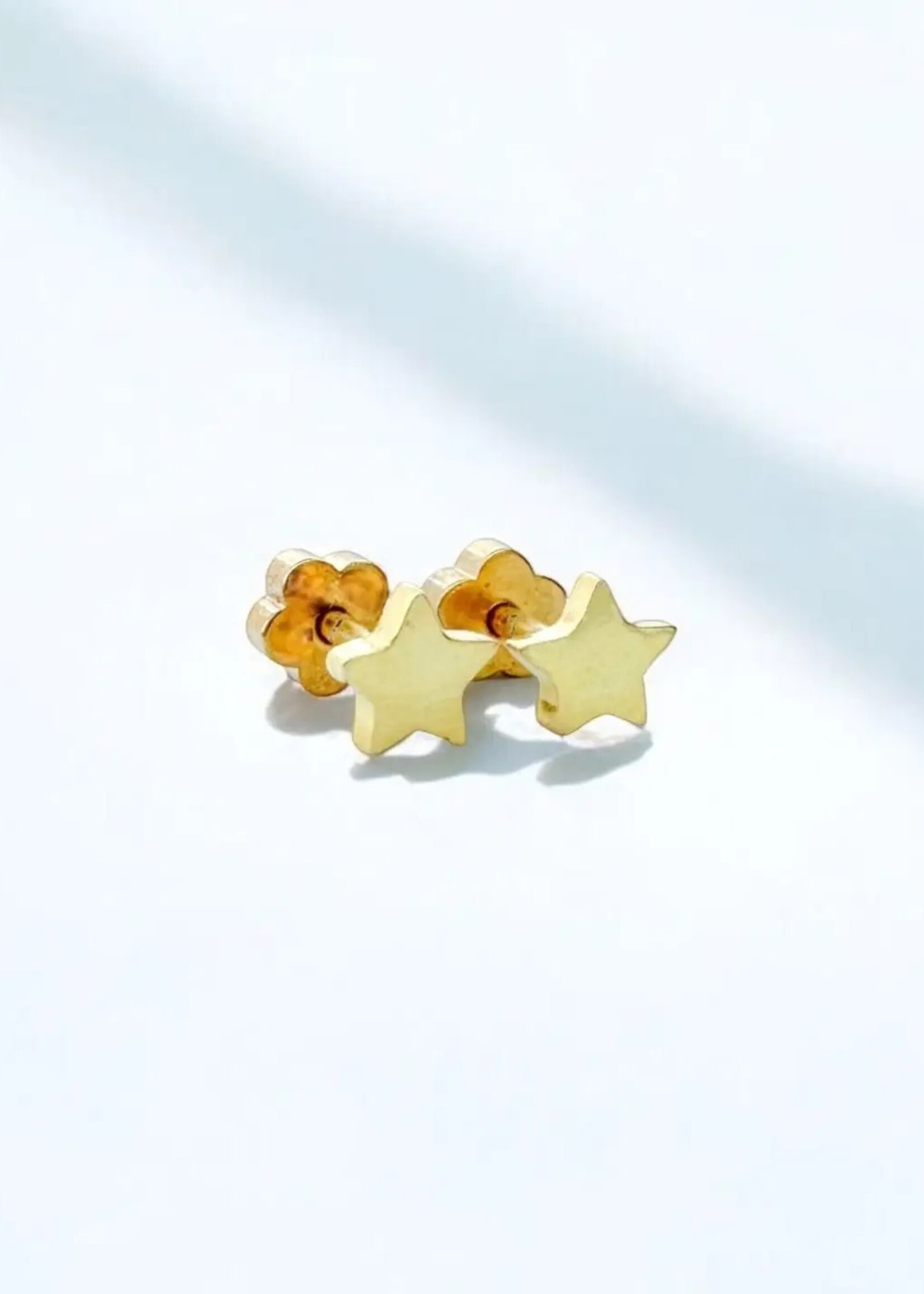 Ethic Goods Tiny Gold Star Stud Earrings