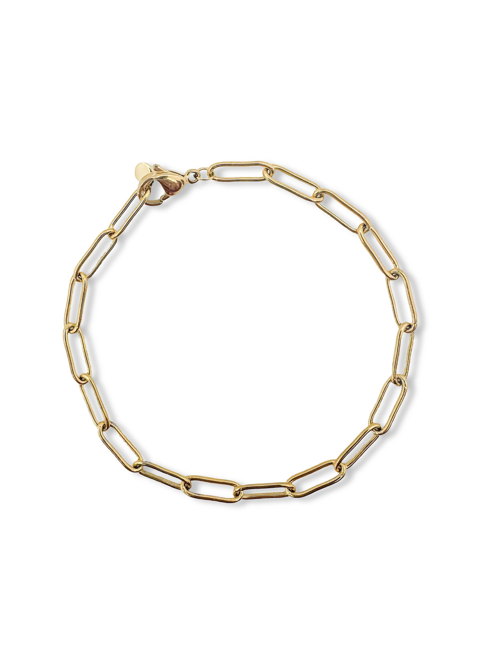 Ethic Goods Classic Thick Paperclip Chain Bracelet