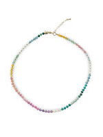 Ethic Goods Faceted Stone Rainbow Quartz Necklace