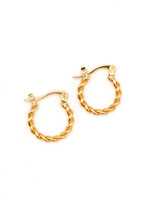 Fair Anita Small Twisted Hoop Earrings