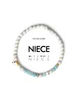 Ethic Goods Morse Code NIECE Bracelet