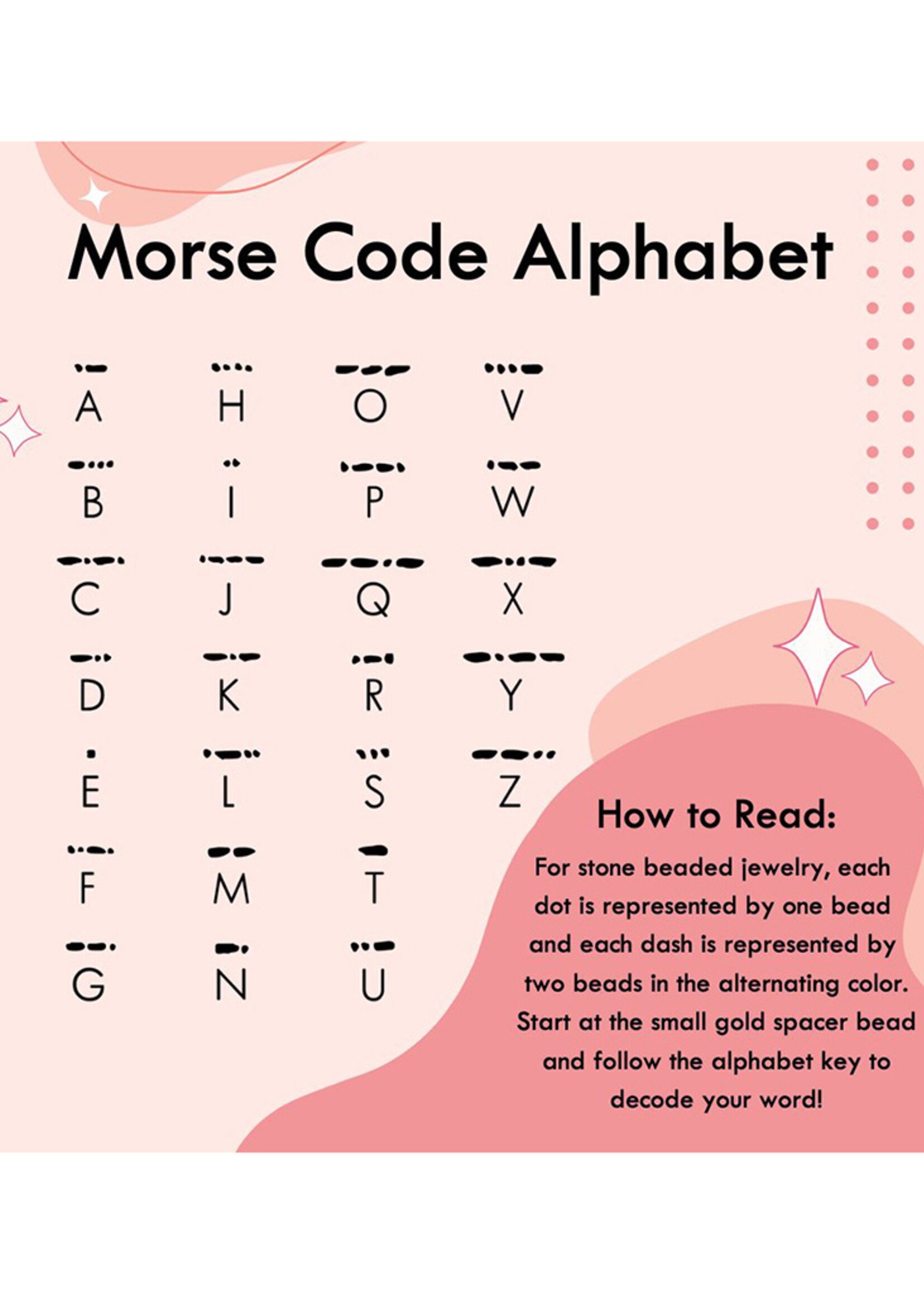 Ethic Goods Morse Code NIECE Bracelet