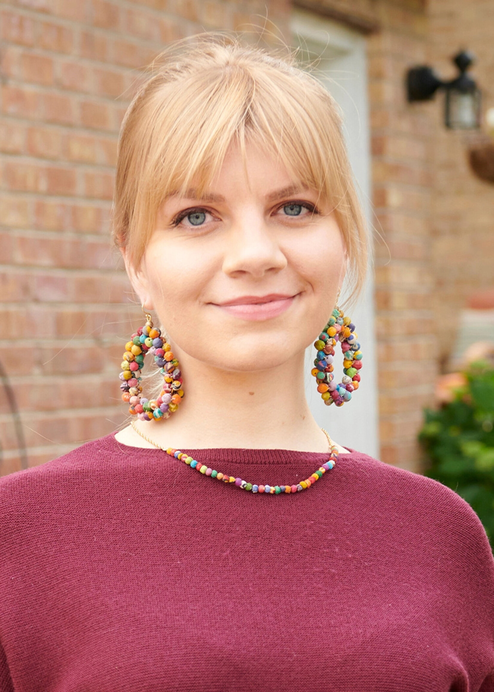 WorldFinds Kantha Milieu Demi Necklace