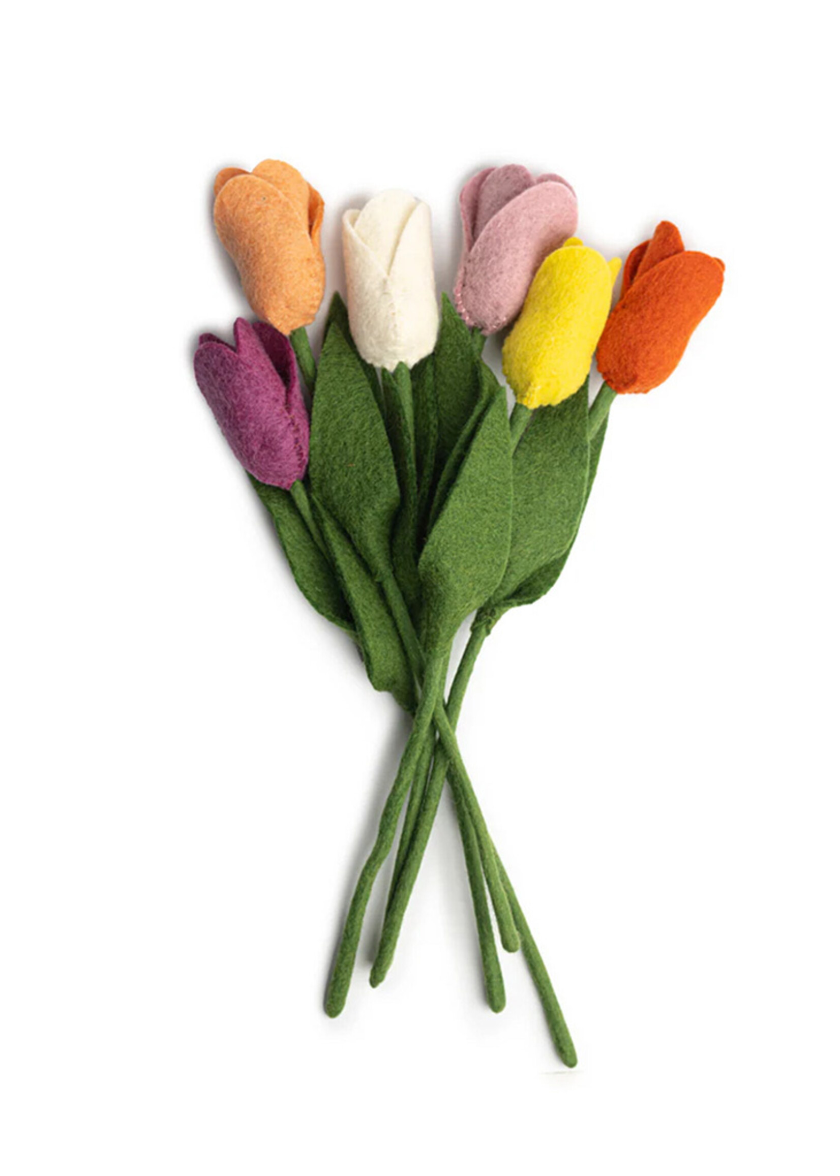Global Goods Partners Dutch Tulip Felt Flower