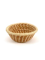 Mayan Hands 3" Mini Pine Needle with Rim Basket