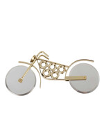 Ten Thousand Villages Motorcycle Pizza Cutter