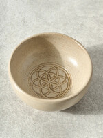 Ten Thousand Villages Dipping Bowl - Sacred Geometry Seed of Life
