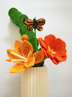 Global Goods Partners Mariposa Felt Flower Bouquet