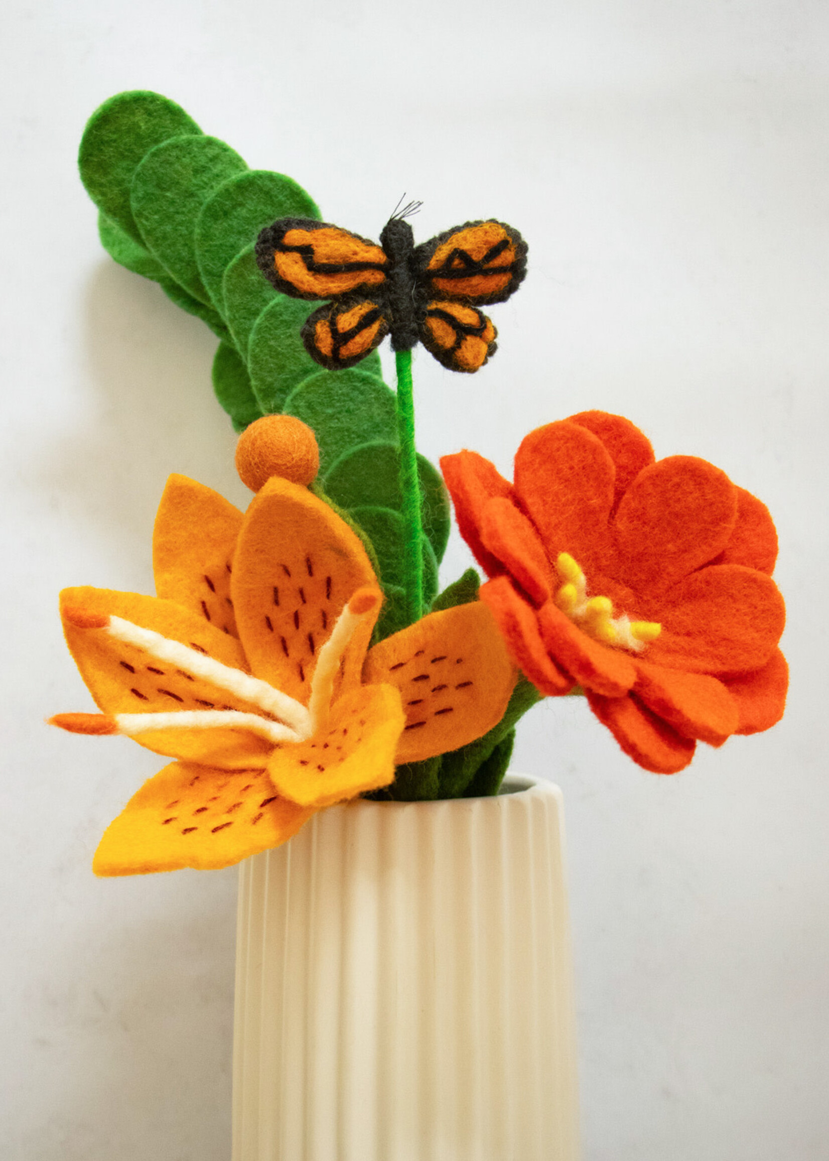Global Goods Partners Mariposa Felt Flower Bouquet
