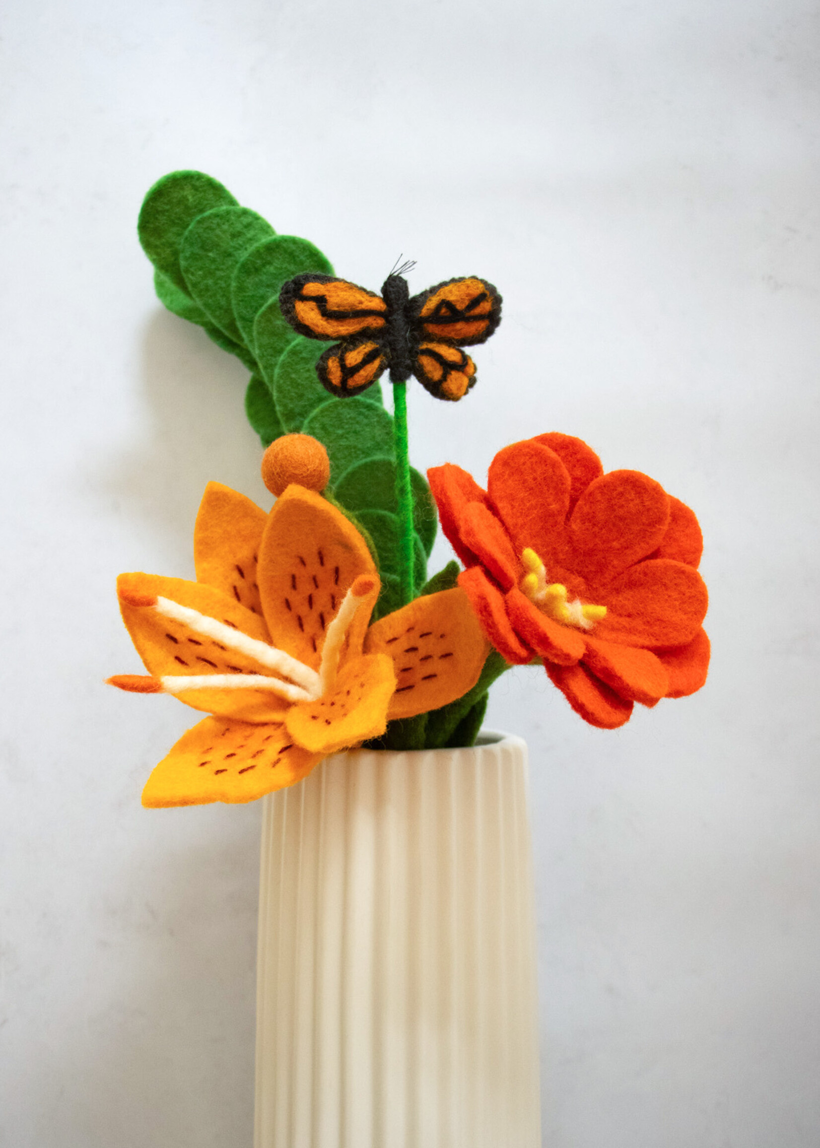 Global Goods Partners Mariposa Felt Flower Bouquet