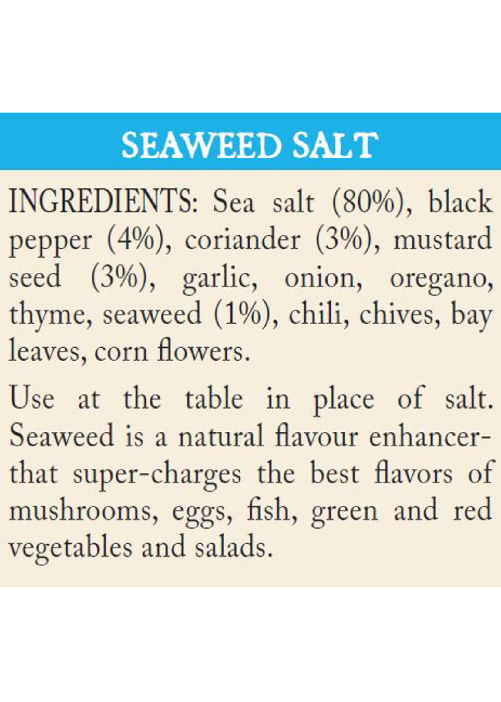 SERRV Seaweed Salt Spice Blend