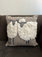 Natural Habitat 16" Sheep Duo Pillow - Grey