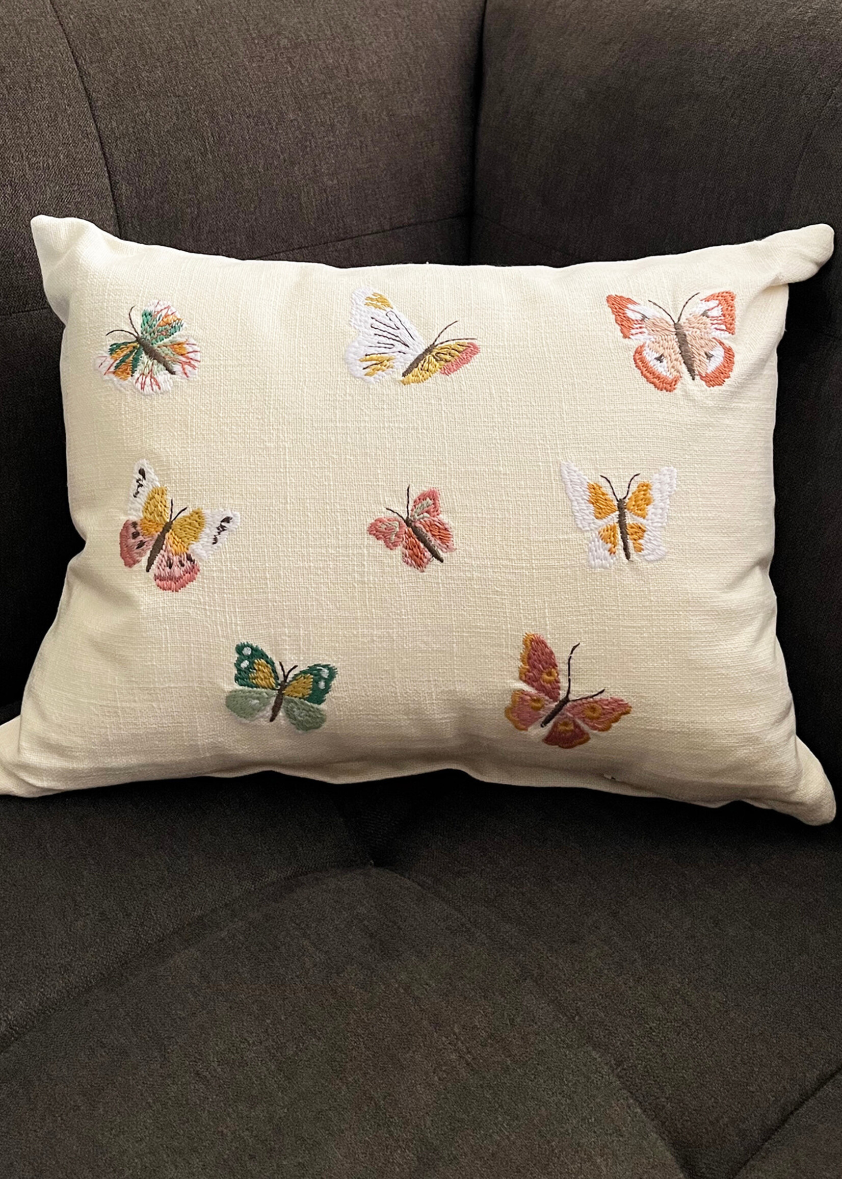 Natural Habitat Butterflies Pillow