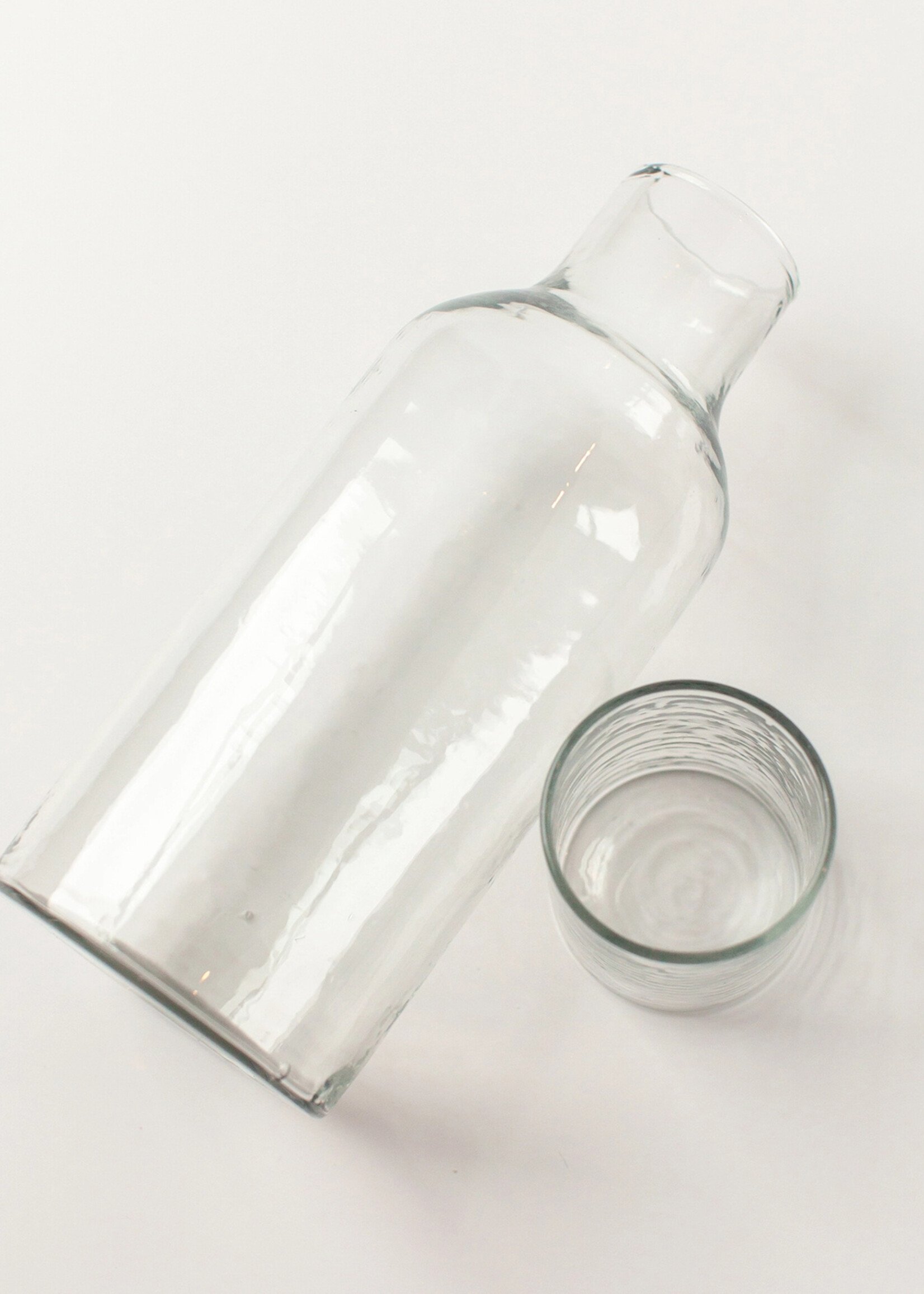 Creative Women Handblown Hammered Glass Carafe