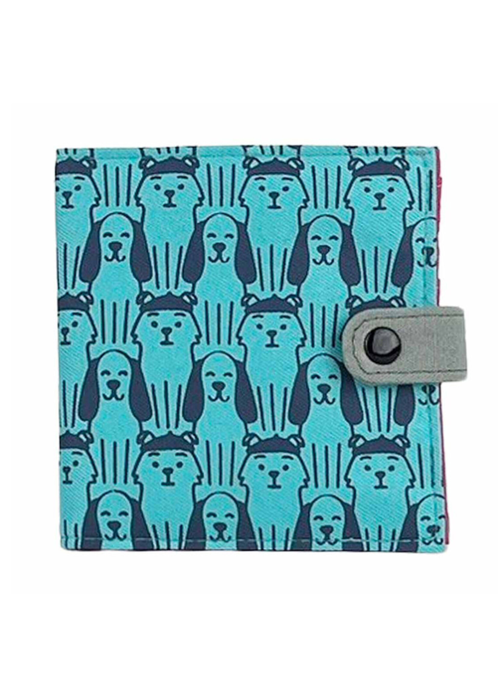 Malia Designs Dog Print Square Wallet