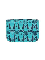 Malia Designs Dog Print Cotton Canvas Cardholder Wallet
