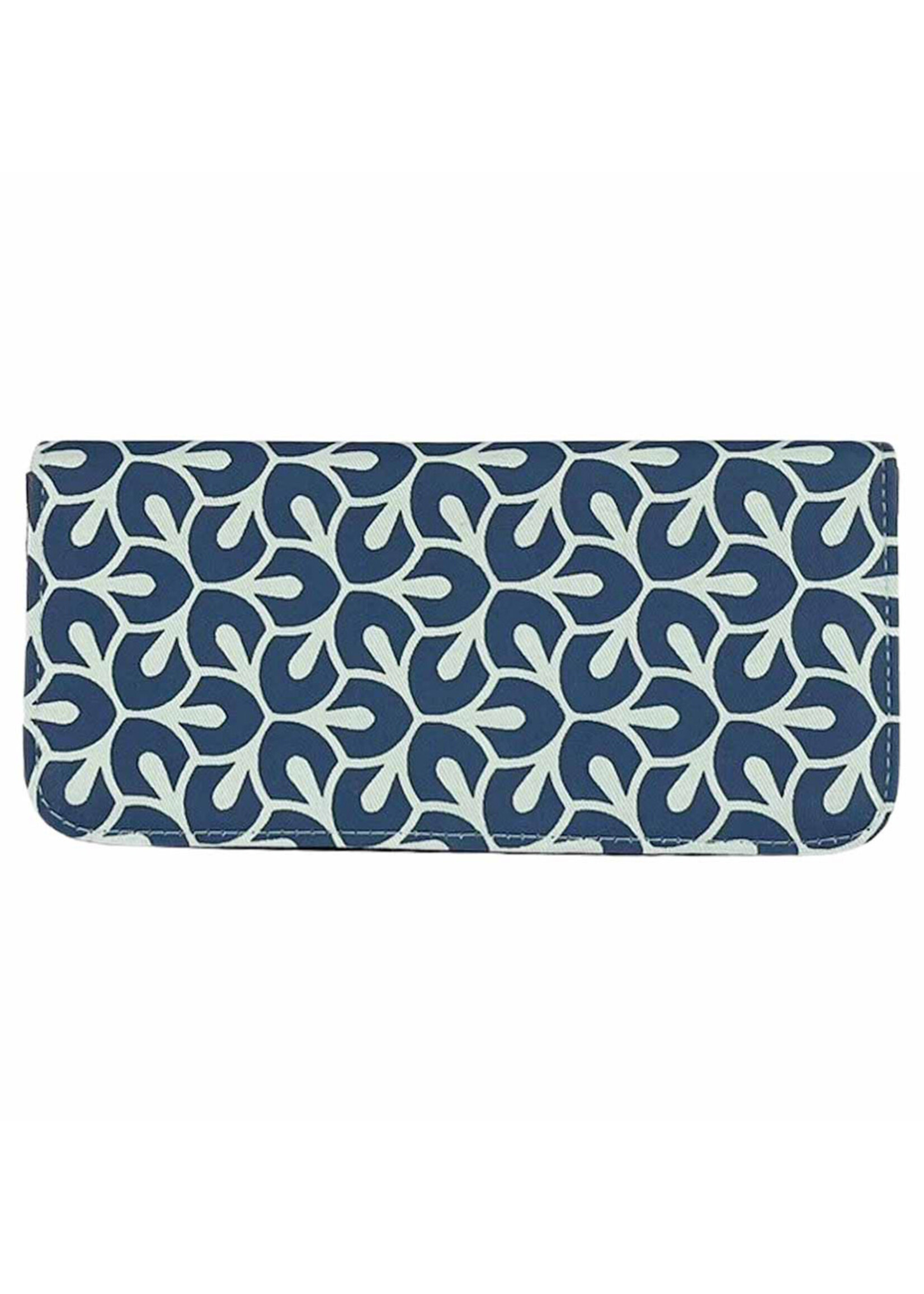 Malia Designs Cotton Canva Long Wallet - Spring Leaf Print