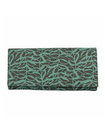 Malia Designs Cotton Wallet - Botanical Print Jade