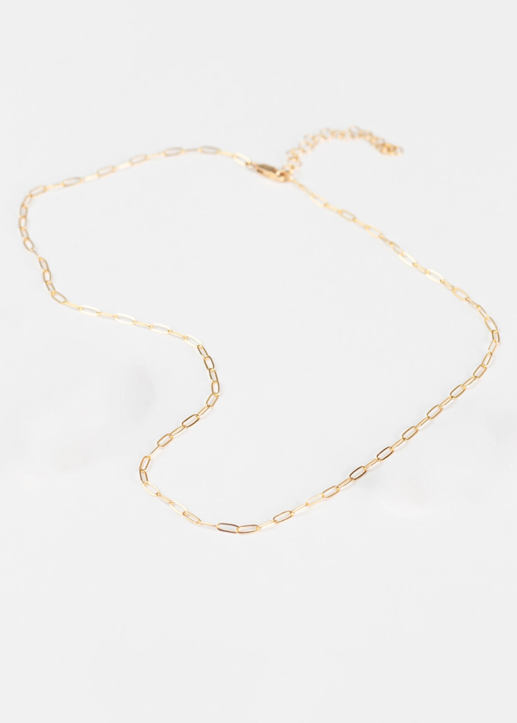 Forai Elizabeth Everyday Paperclip Necklace - 14K Gold Filled
