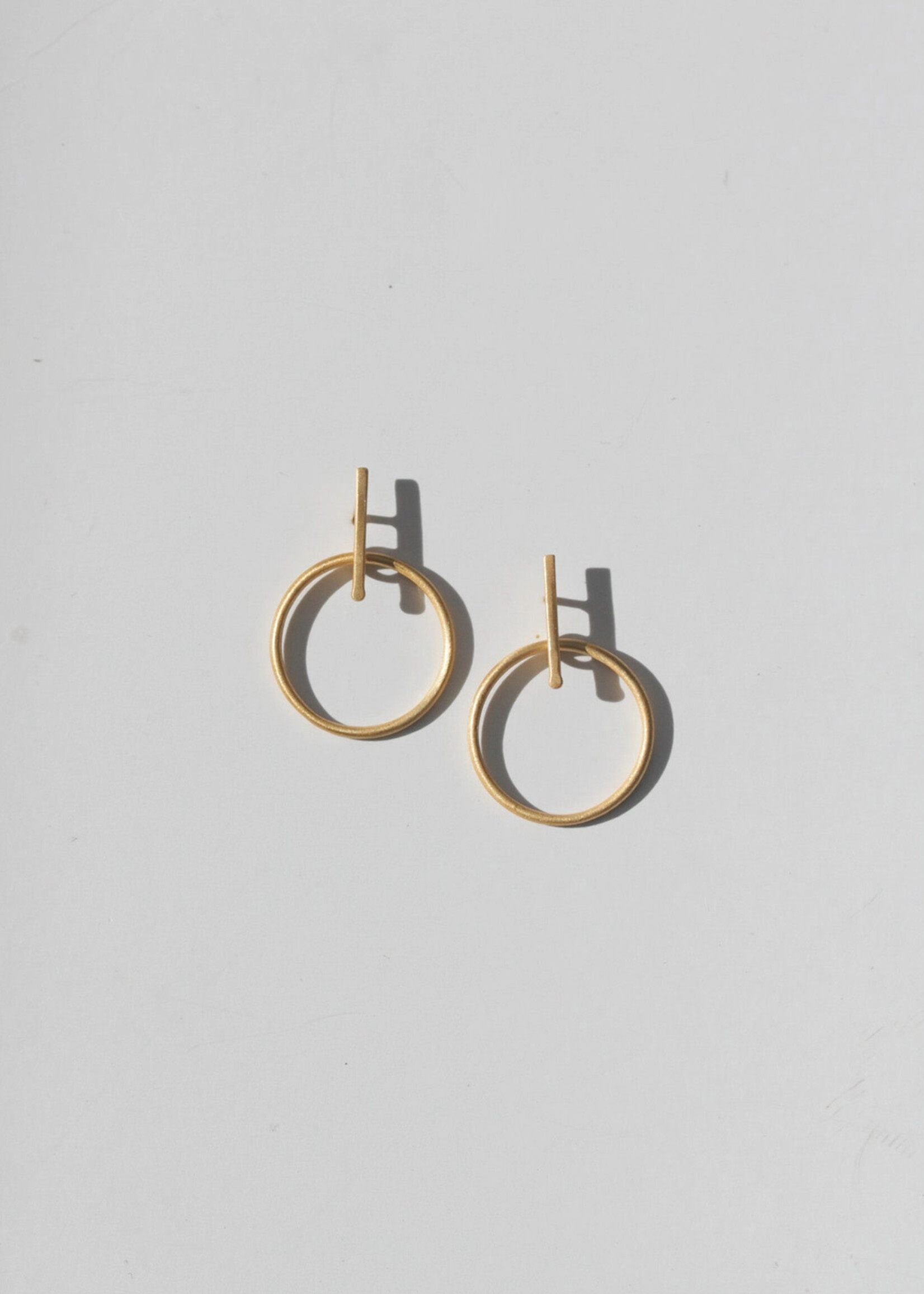 Rover & Kin Luxe Gold Outline Brass Earrings