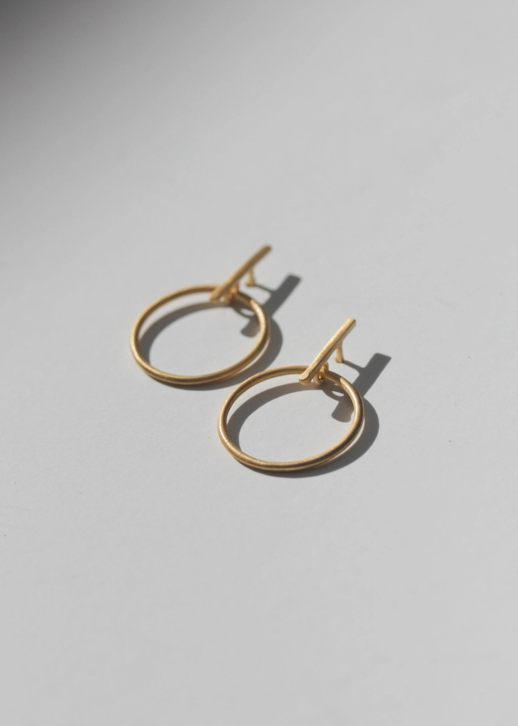 Rover & Kin Luxe Gold Outline Brass Earrings