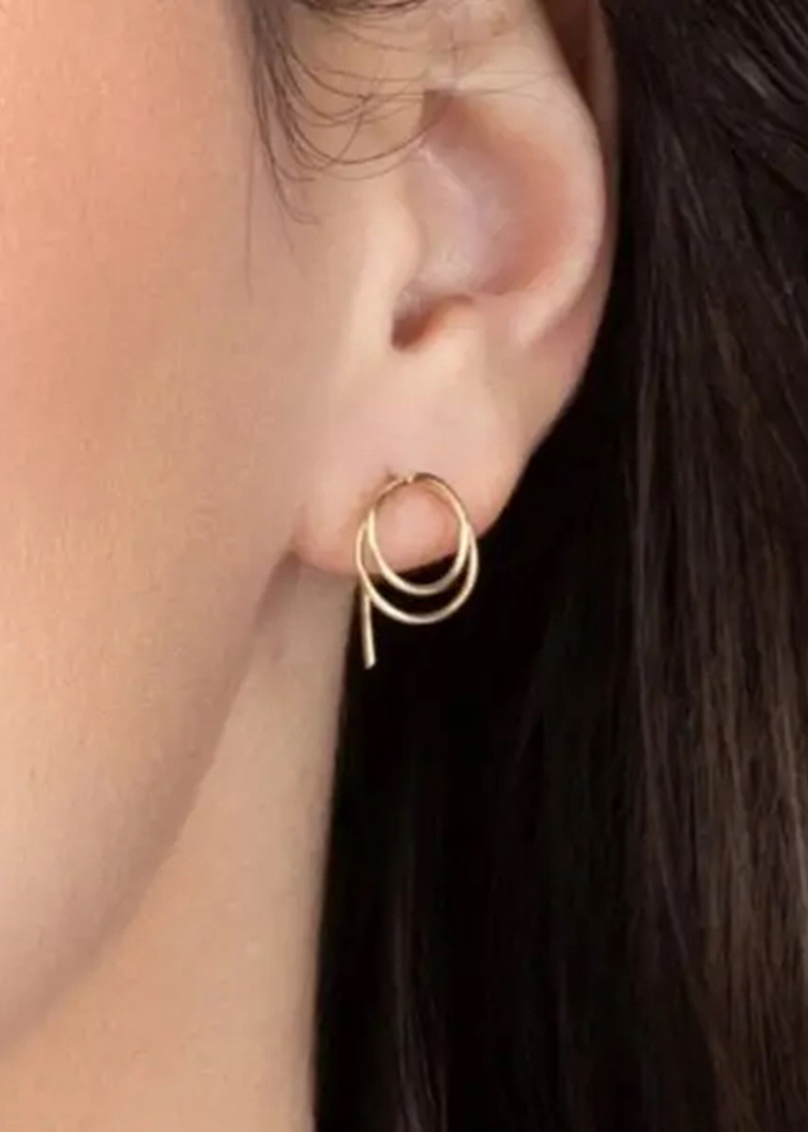 Forai Zomi Open Circle Earrings - 14K Gold Fill