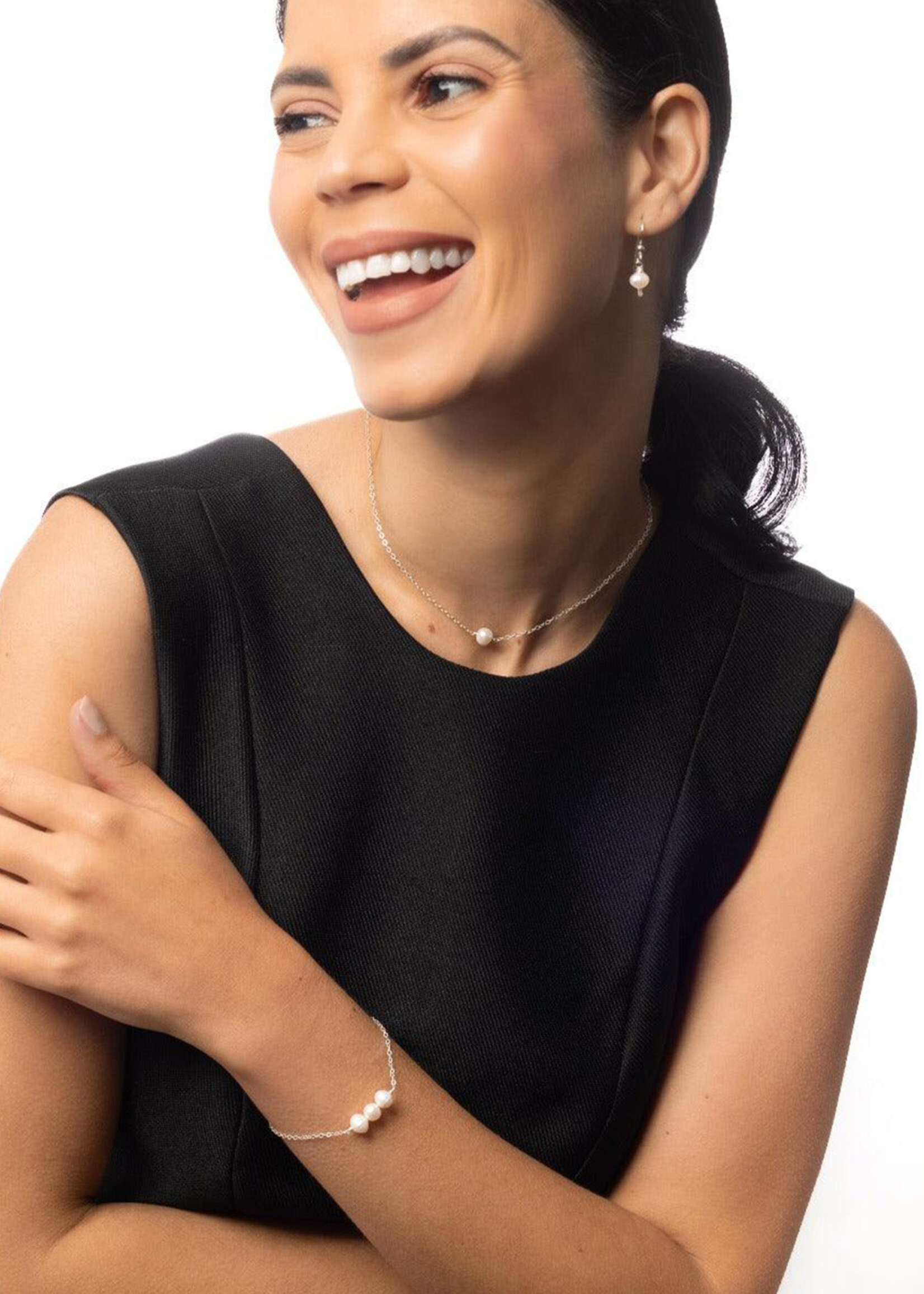 Forai Leed Pearl Sterling Silver Earrings