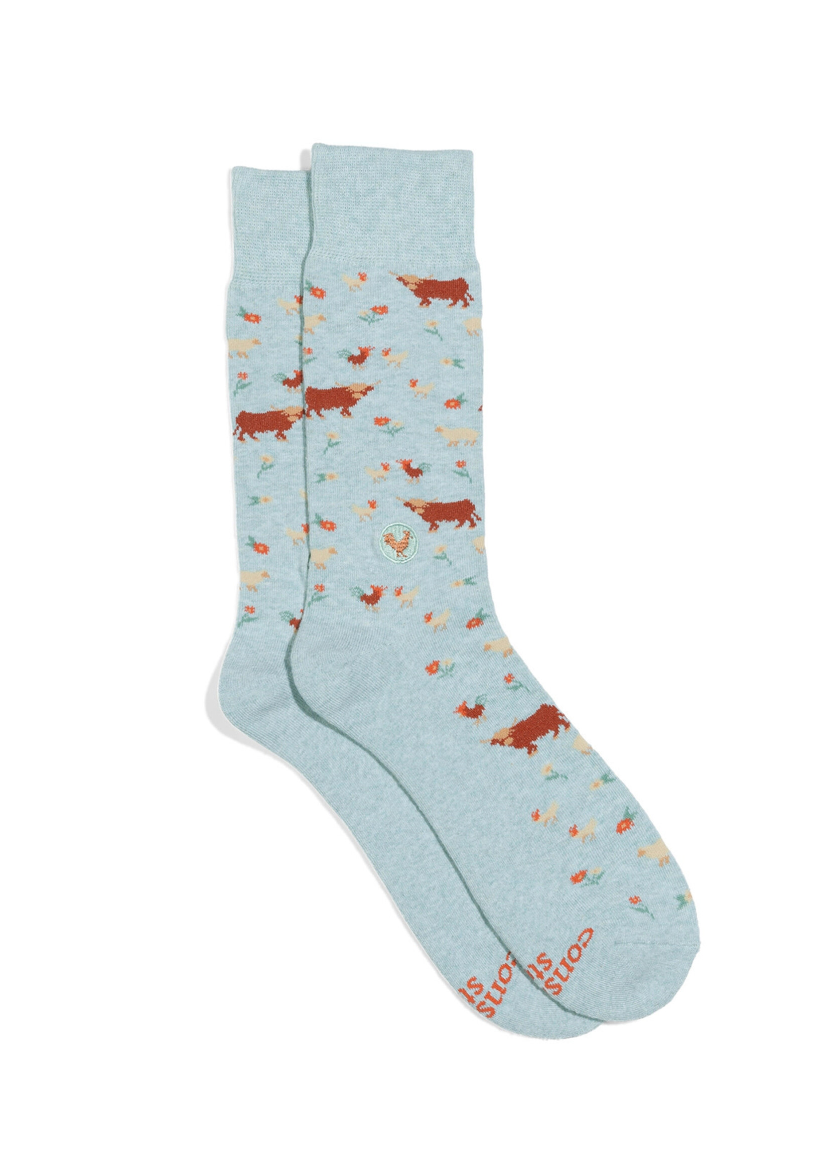 Conscious Step Men's Farm Animal Socks