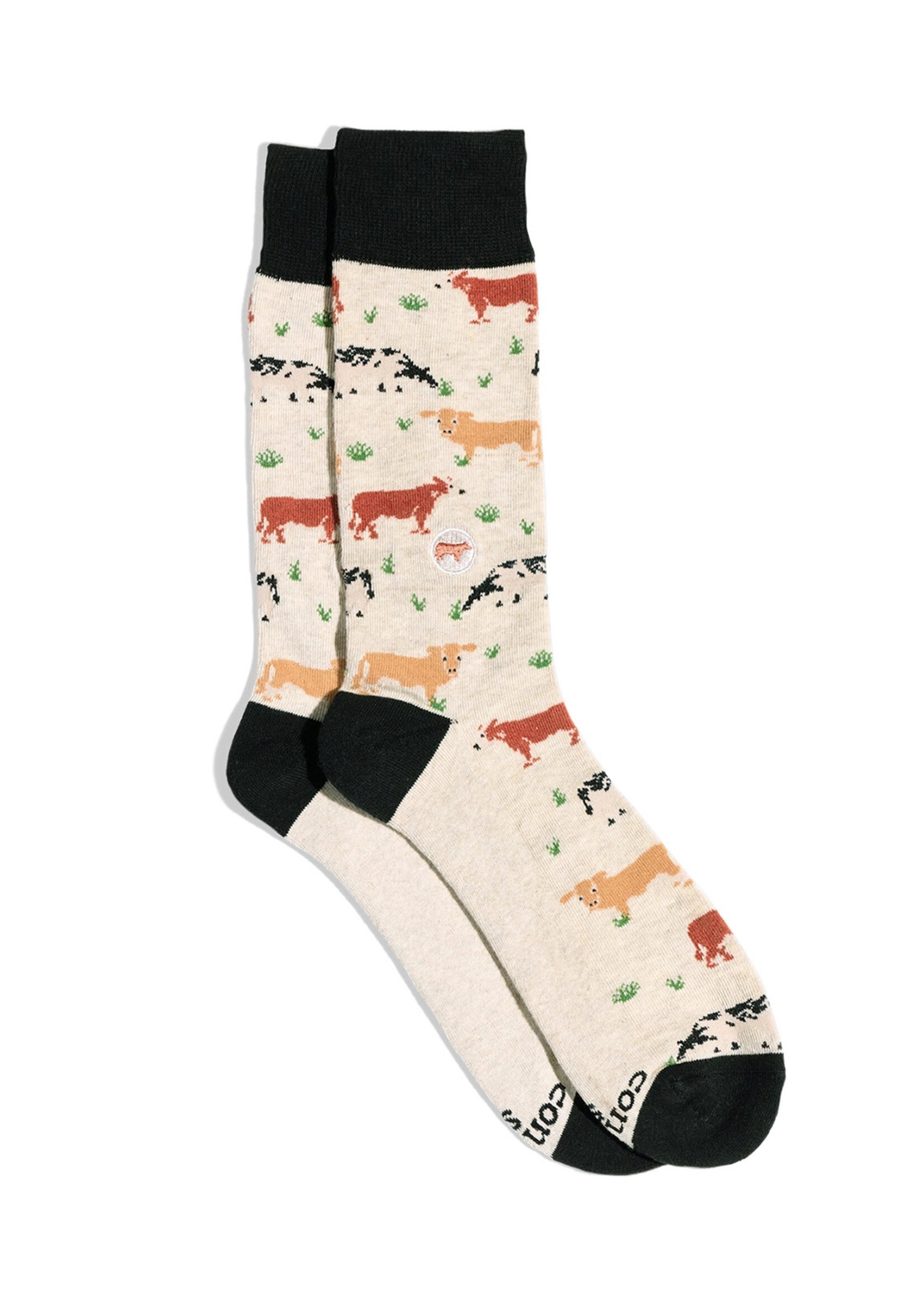 Conscious Step Men's Cow Socks