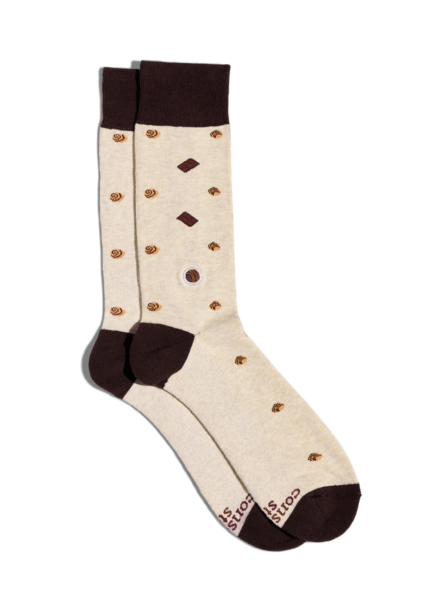 Conscious Step Men's Chocolate Socks